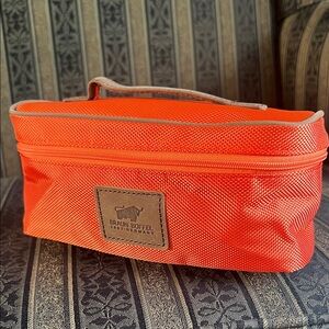 Braun Büffel Orange Toiletry Bag, Lufthansa First Class Amenity Kit, case only